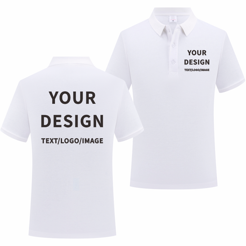 Embroidery Design Logo - Polo d'affaires d'été avec Logo personnalisé,