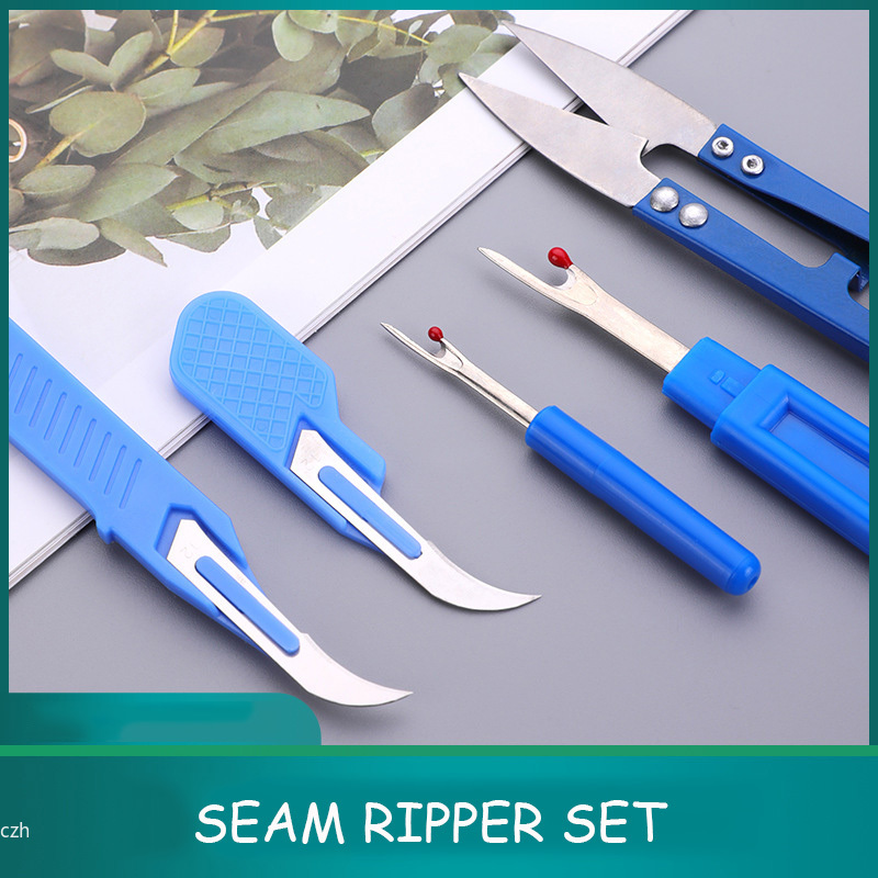 Embroidery Removal Tool - Kit de déchirure de couture bleu