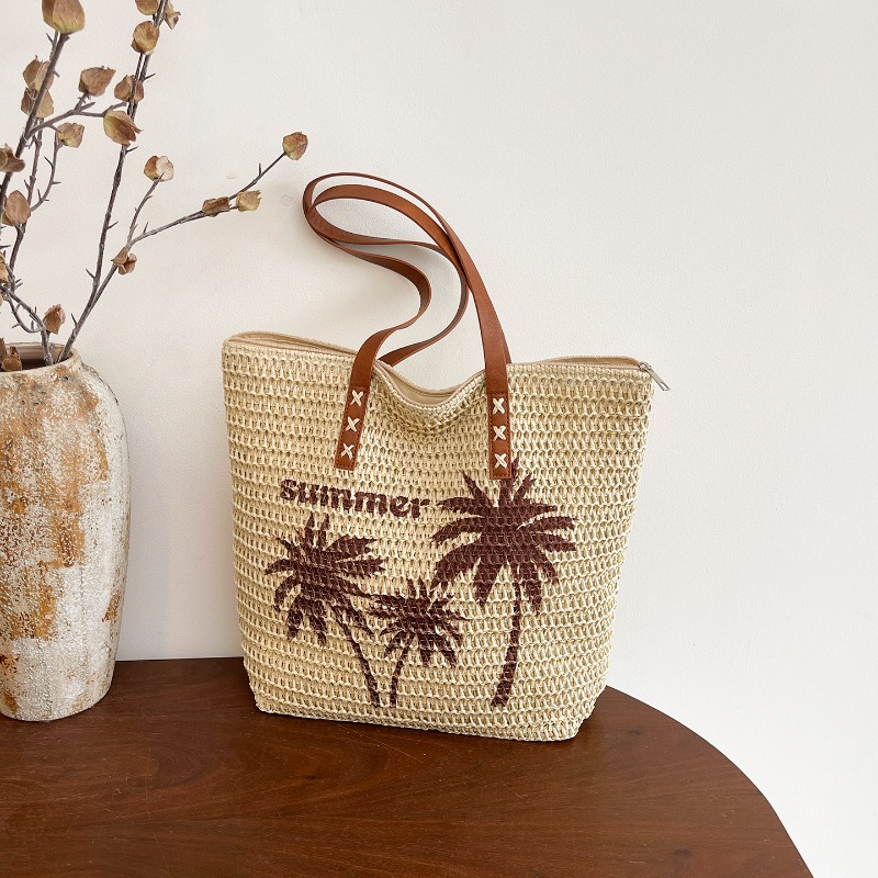 Embroidery Bali - Sac de plage cabas femme grande