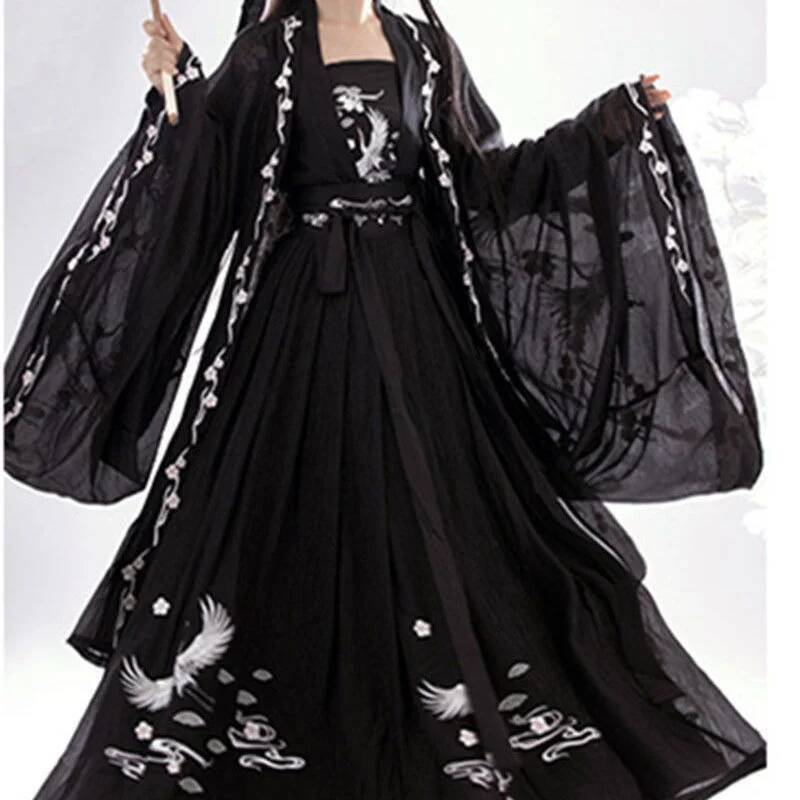 Embroidery Skirt - Hanfu chinois ancien pour femmes, broderie