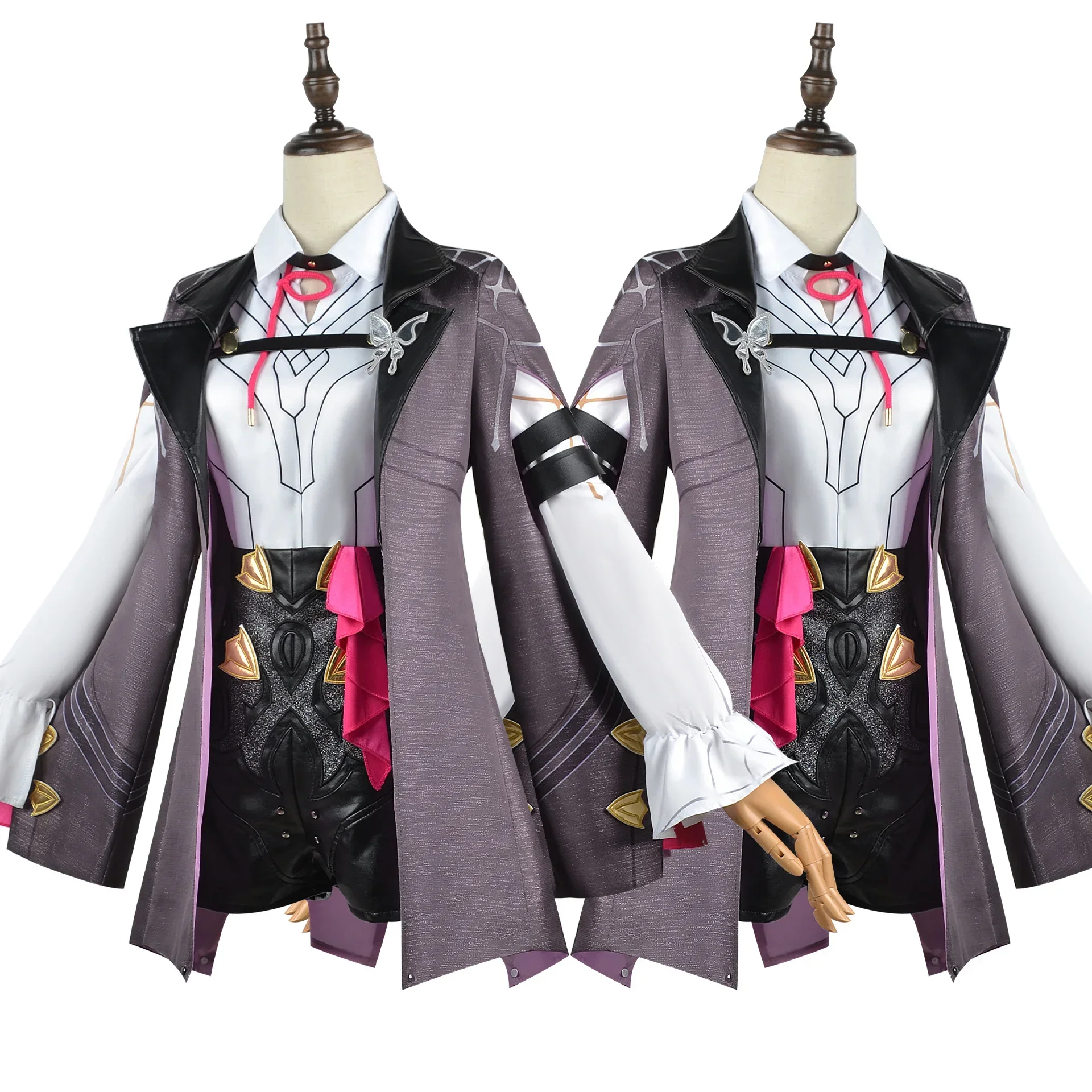 Embroidery Outfit - Robe de cosplay gothique brodée Honkai