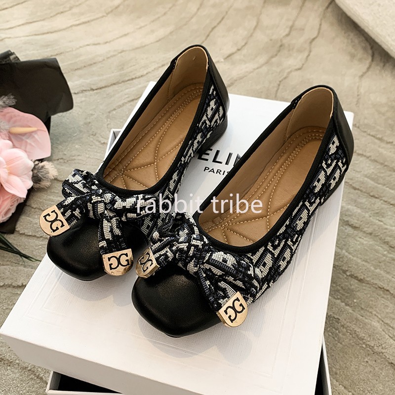 Embroidery Skirt - Chaussures simples françaises confortables pour femmes,