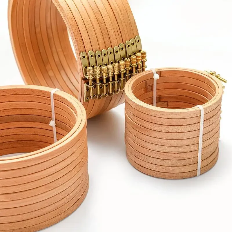 Embroidery Hooping - Cerceaux de broderie en bois de