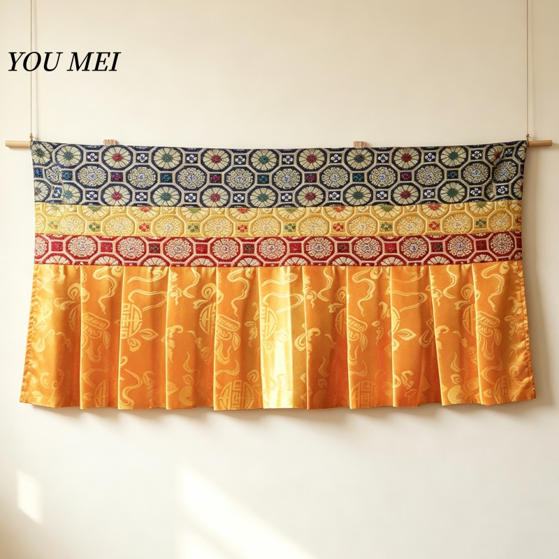 Embroidery Skirt - Décoration suspendue pour salle bouddhiste, Rideau