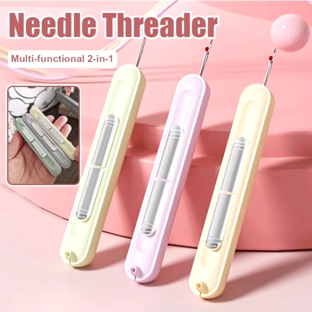 Embroidery Removal Tool - Enfile-aiguille 2 en 1, broderie, point