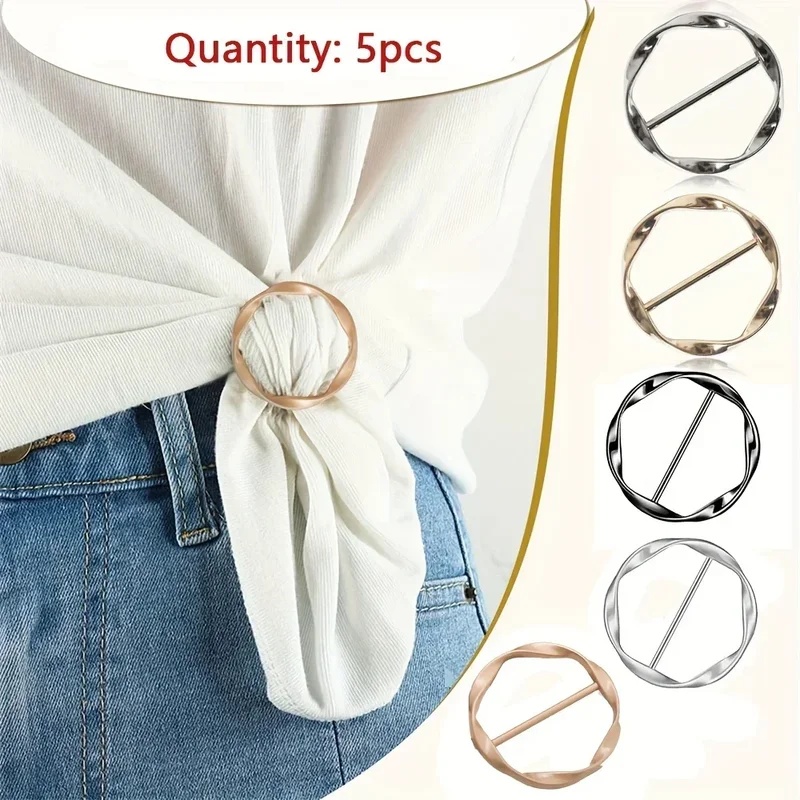 Embroidery Knot - Lot de 5 pinces rondes en