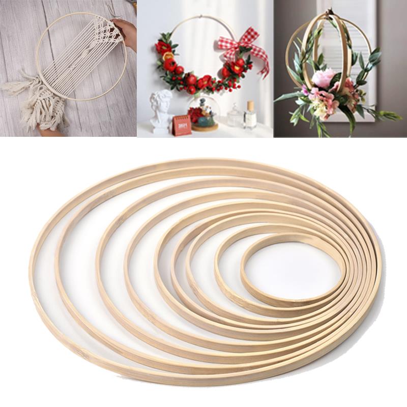 Embroidery Zone - 1/5Pcs 8-33cm En Bois BRICOLAGE Fait