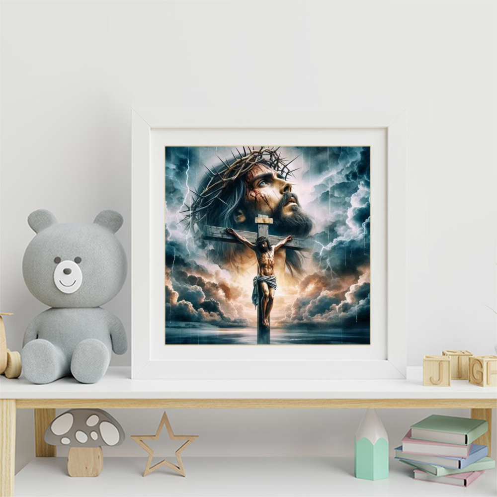 Momoart Peinture Diamant Portr - Embroidery Jesus avis et prix