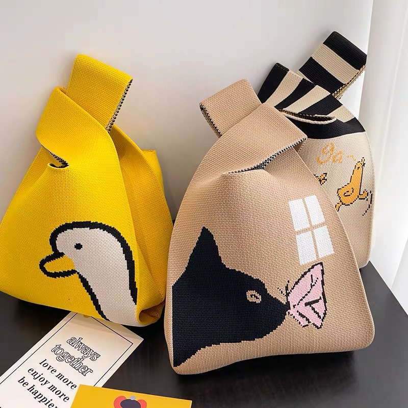 Sac de poignet à nœud pour fem - Embroidery Knot avis et prix