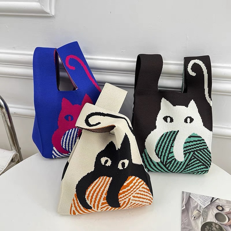 Sac de poignet à nœud pour fem - Embroidery Knot avis et prix