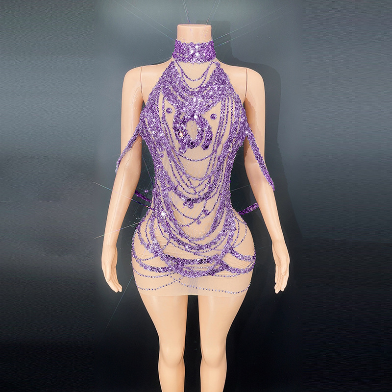 Robes de Rhargentées kly pour  - Embroidery Skirt avis et prix
