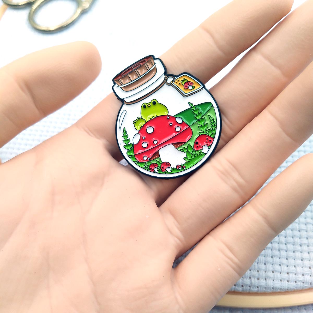 Porte-aiguilles grenouille pou - Needle Minder Magnet avis et prix