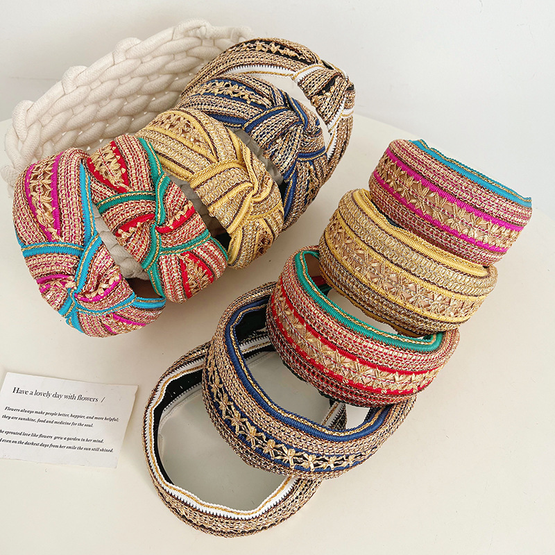 Femmes filles Vintage bohème b - Embroidery Knot avis et prix