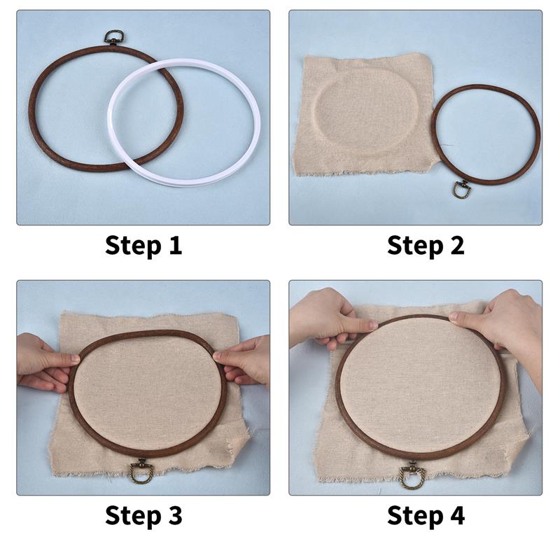 Kit de cercles à broder en boi - Embroidery Zone avis et prix