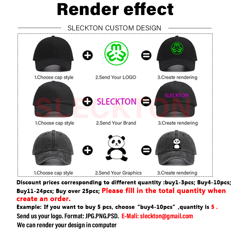SLECKTON – casquette de Baseba - Embroidery Design Logo avis et prix