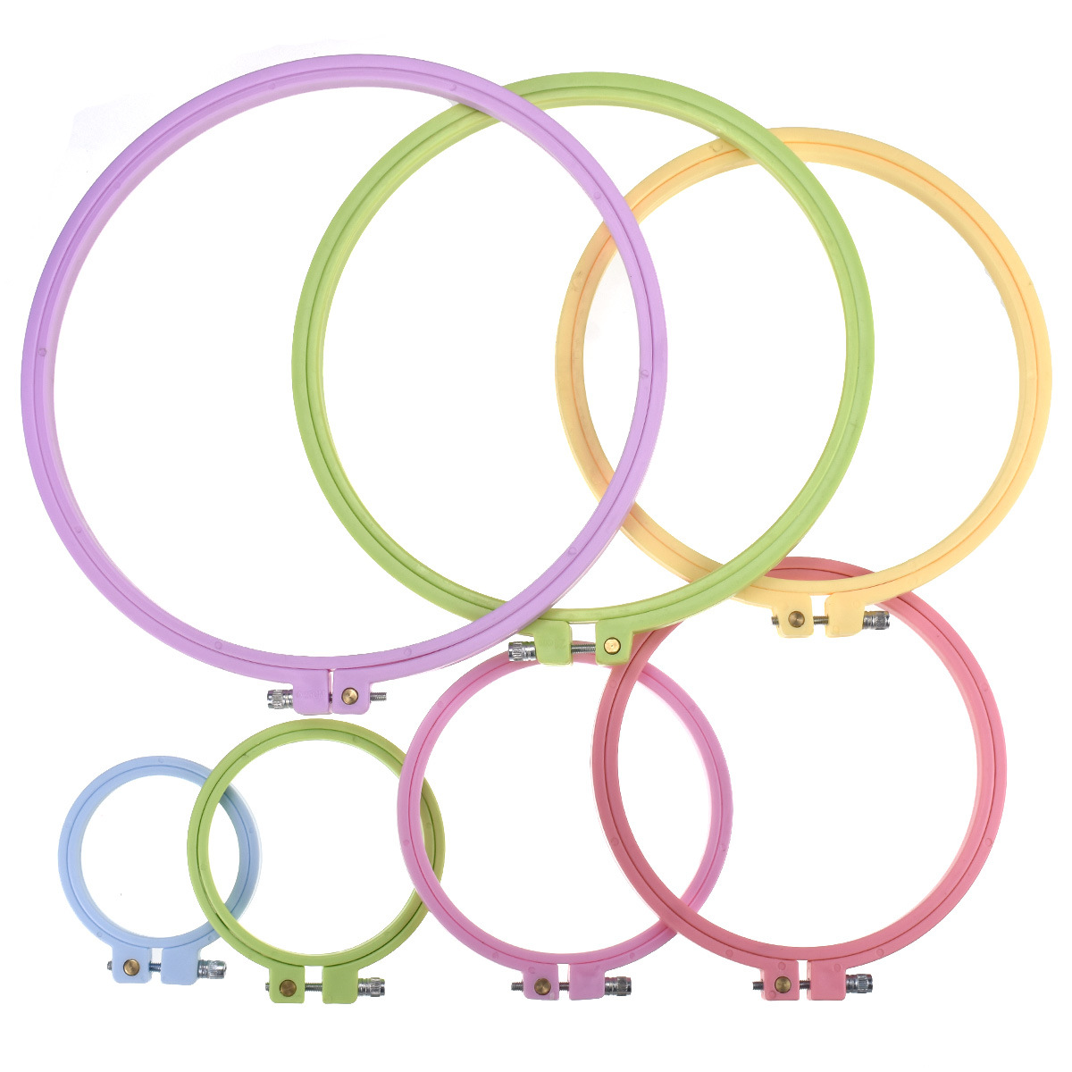 1/7 pièces Cerceau de broderie - Embroidery Hooping avis et prix