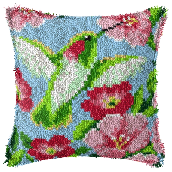 Smyrna fleur loquet crochet Ki - Printed Embroidery Kit avis et prix