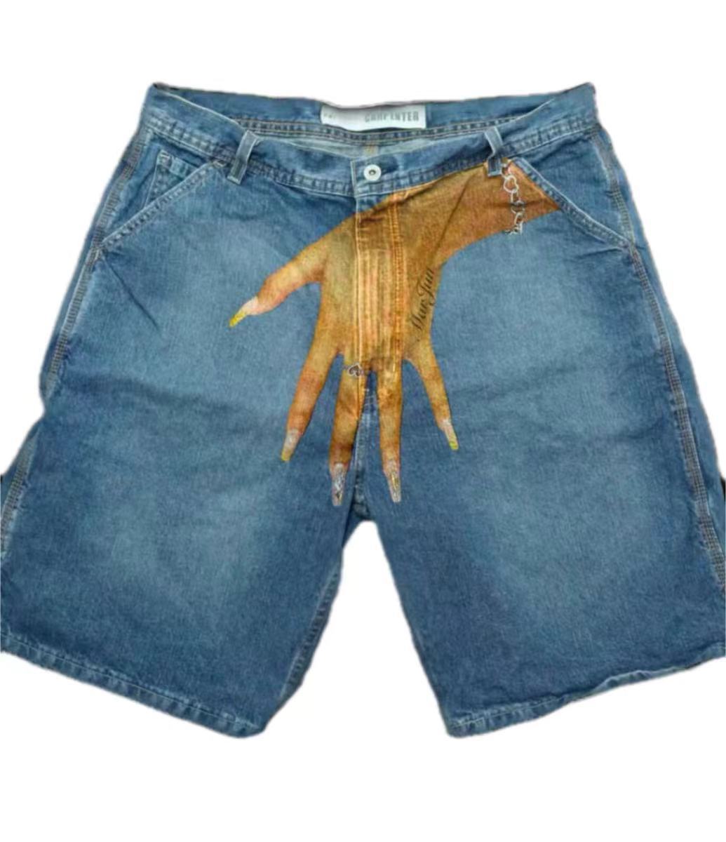 Shorts en jean vintage Y2K Dee - Embroidery On Jeans avis et prix