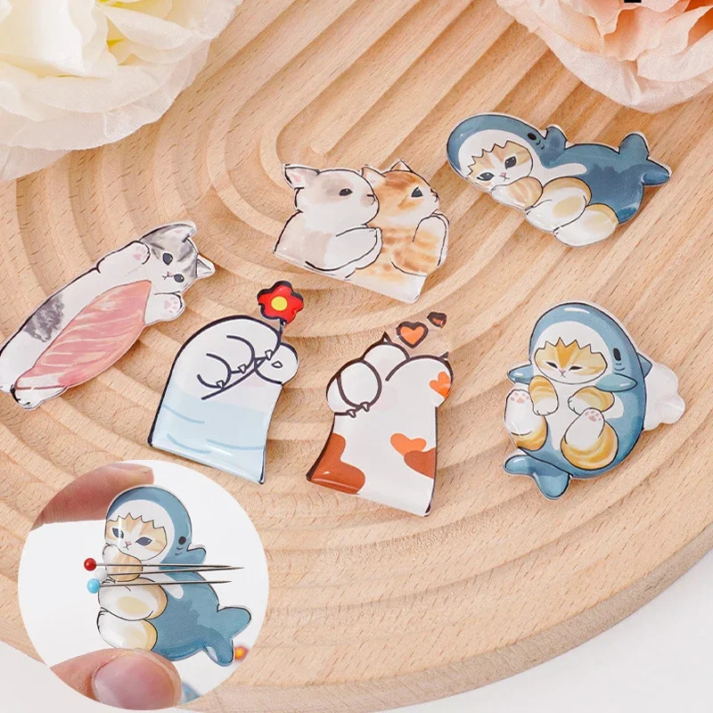 Aiguille acrylique chat mignon - Needle Minder Magnet avis et prix