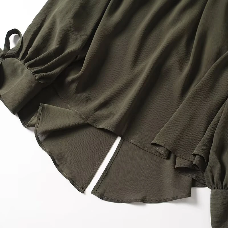 Chemisier ample vert foncé à m - Embroidery Origin avis et prix