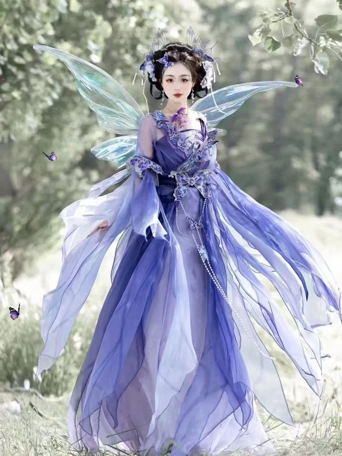 Tenue de cosplay de déesse d'H - Embroidery Skirt avis et prix