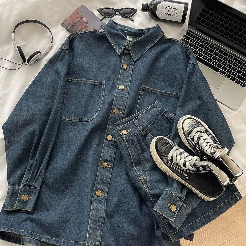 Ensemble jupe en jean Y2K : ve - Embroidery Origin avis et prix