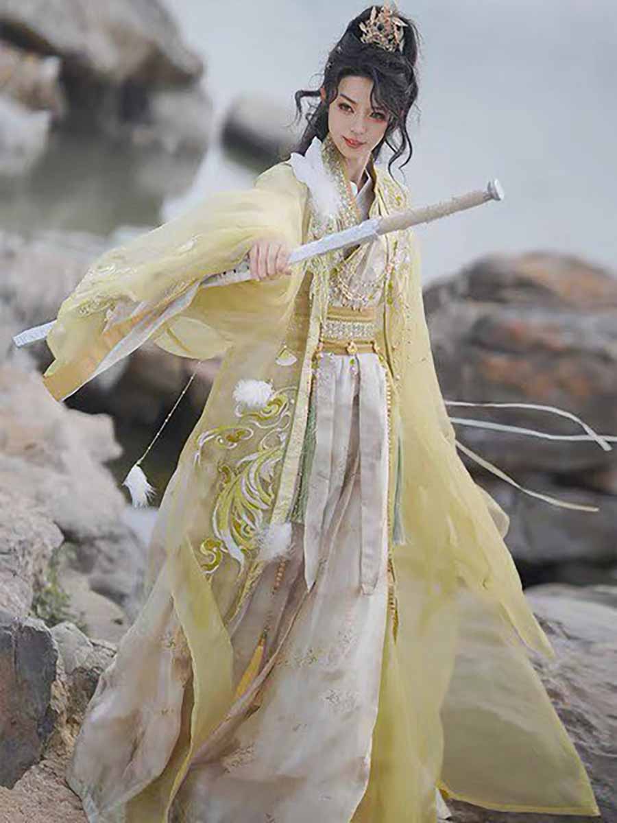 Tenue Hanfu de l'épée-femme Wu - Embroidery Outfit avis et prix