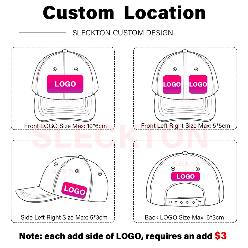 SLECKBOU- Casquette de Basebal - Embroidery Design Logo avis et prix