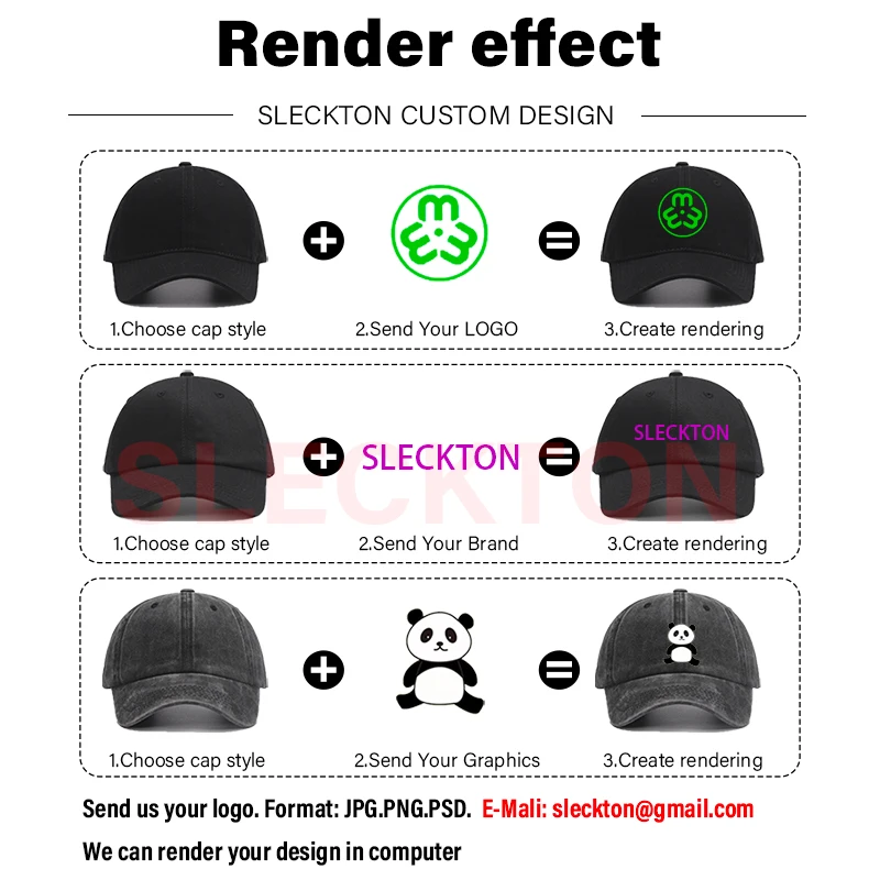 SLECKBOU- Casquette de Basebal - Embroidery Design Logo avis et prix