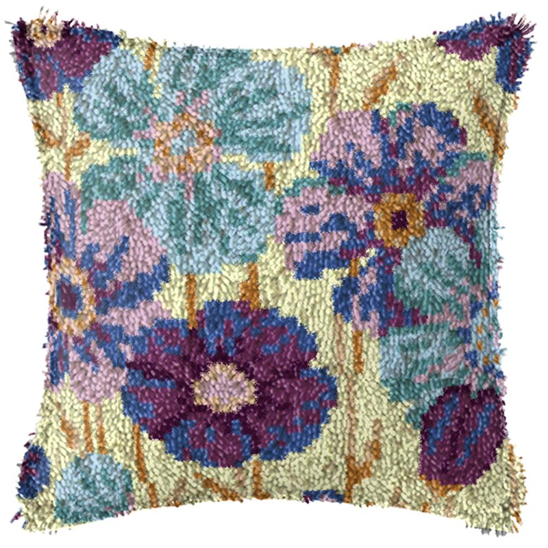 Kit de Crochet à Loquet Rétro  - Printed Embroidery Kit avis et prix