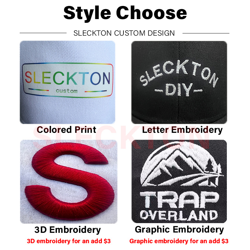 SLECKTON Logo personnalisé cas - Embroidery Design Logo avis et prix