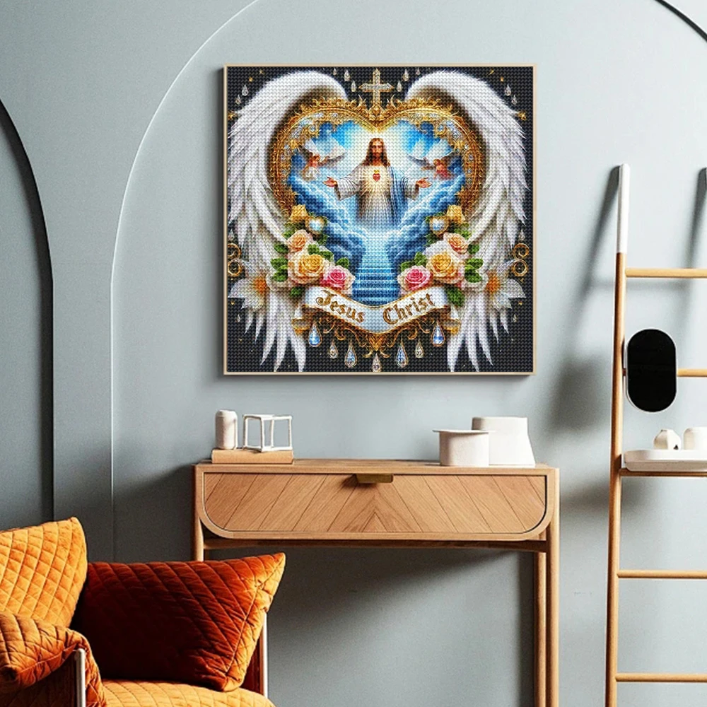Peinture diamant 5D à faire so - Embroidery Jesus avis et prix