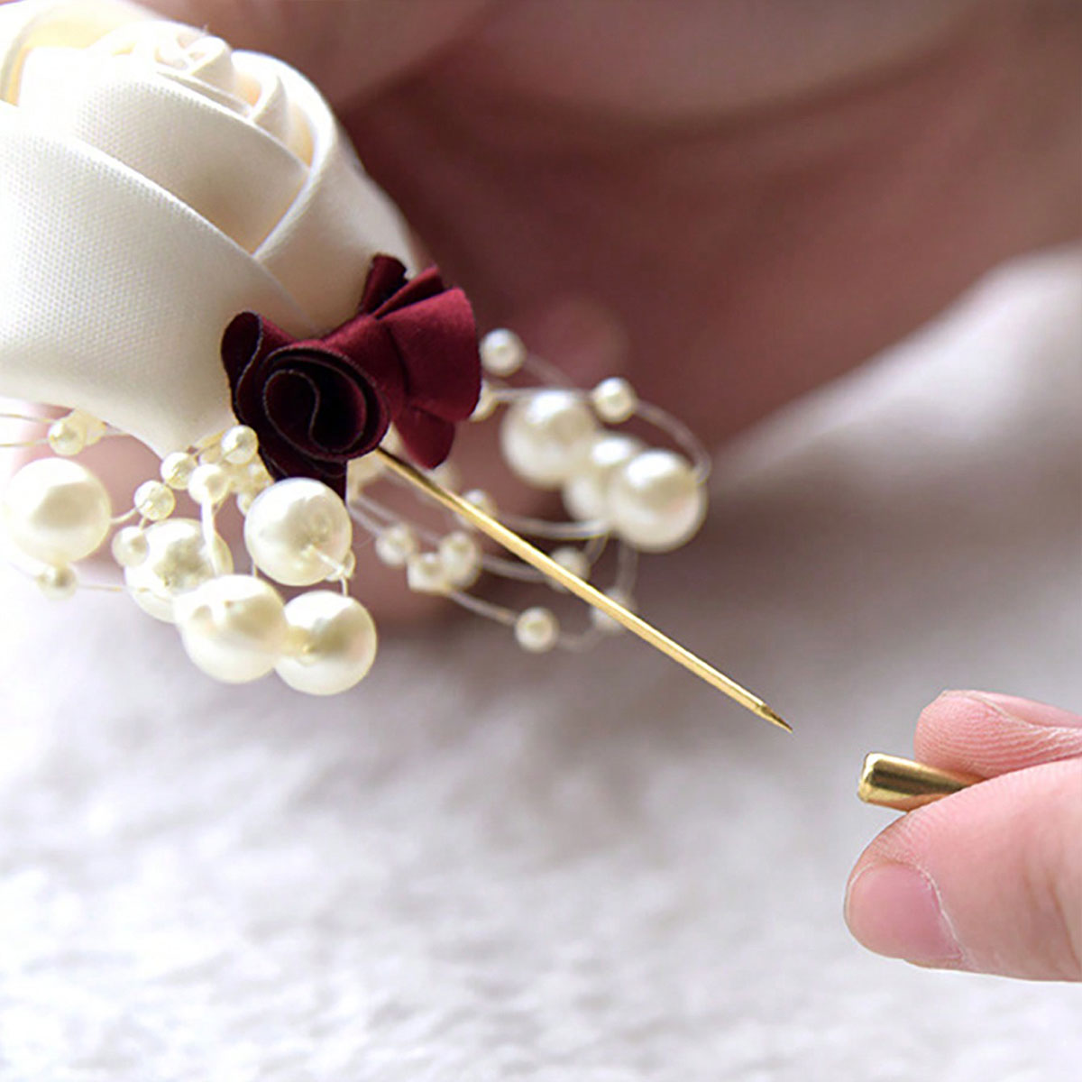 1 pièce Boutonnière de mariage - Embroidery Knot avis et prix