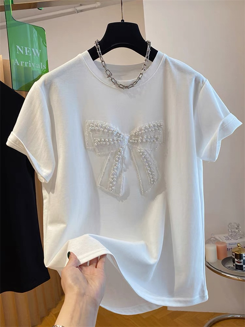   T-shirt à manches courtes po - Embroidery Knot avis et prix