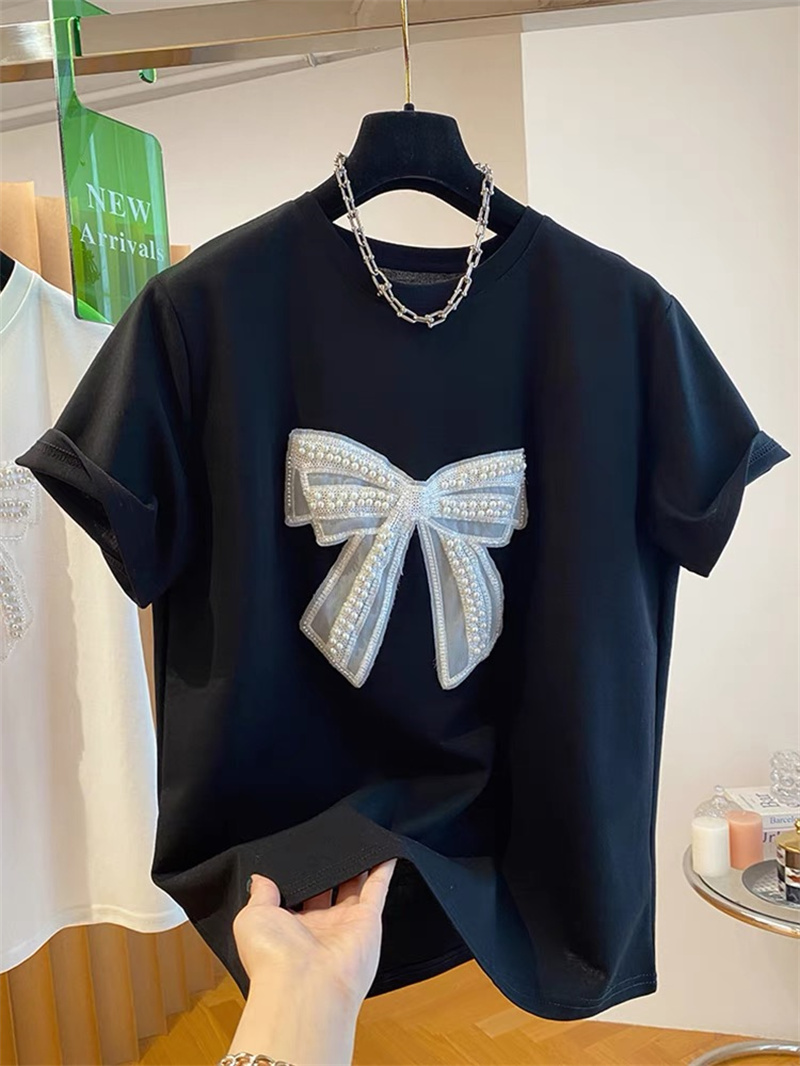   T-shirt à manches courtes po - Embroidery Knot avis et prix
