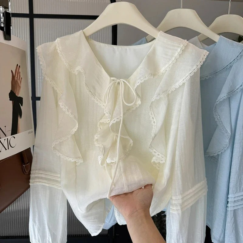 Chemisier chic à col en V à ma - Embroidery Origin avis et prix