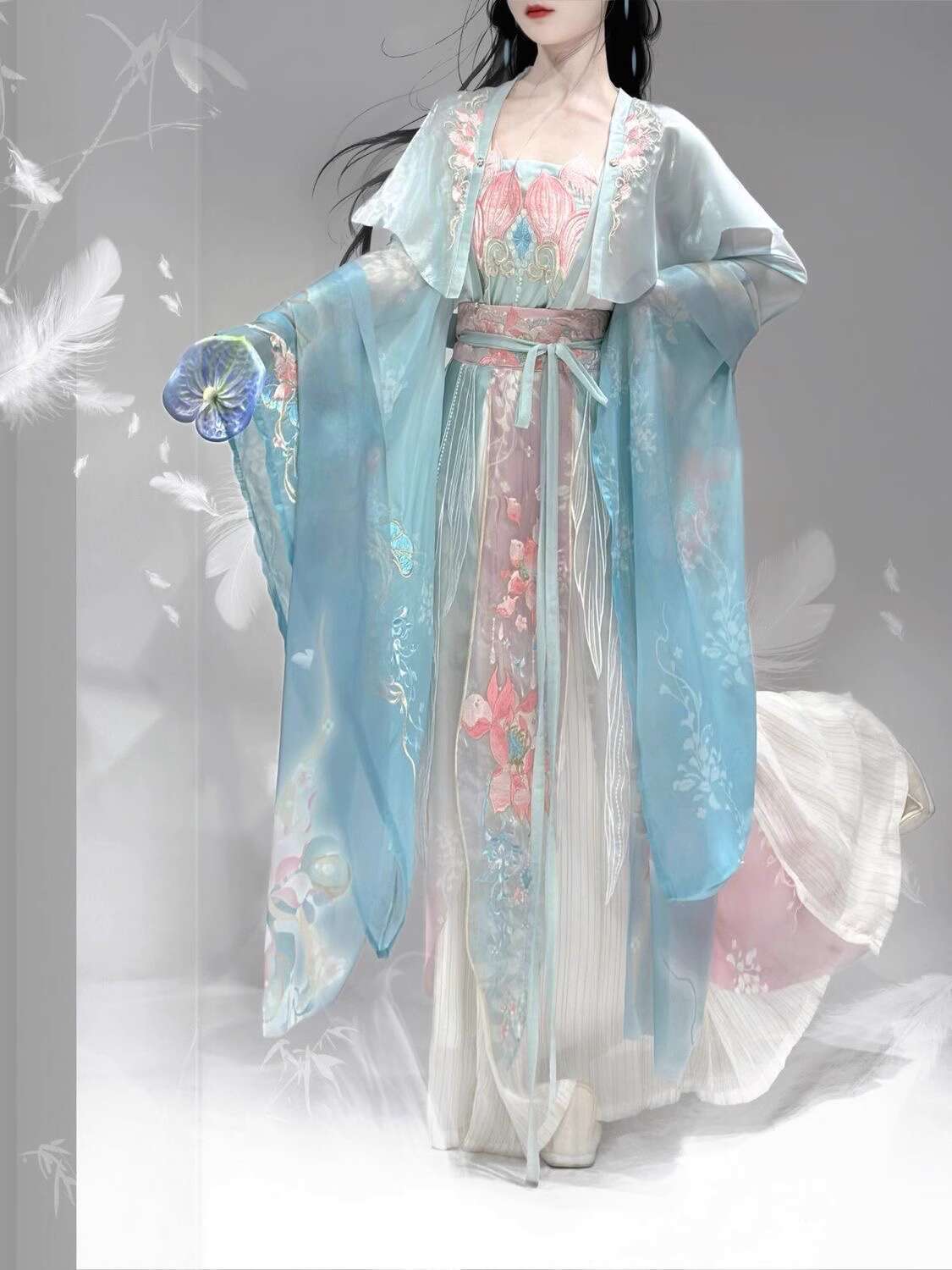 Nouveau Hanfu Wei Jinfeng indu - Embroidery Skirt avis et prix