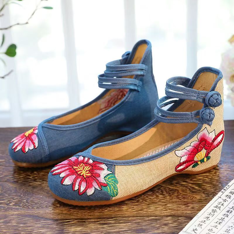 Chaussures compensées brodées  - Embroidery Skirt avis et prix
